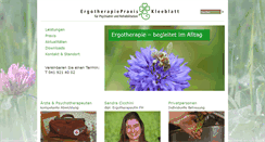 Desktop Screenshot of ergokleeblatt.ch
